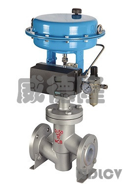 PF系列(lie)氣動襯(chen)氟調節(jiē)閥